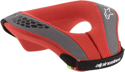 Alpinestars Youth Sequence Neck Roll helmet parts in small size, featuring padded fabric with branding details.