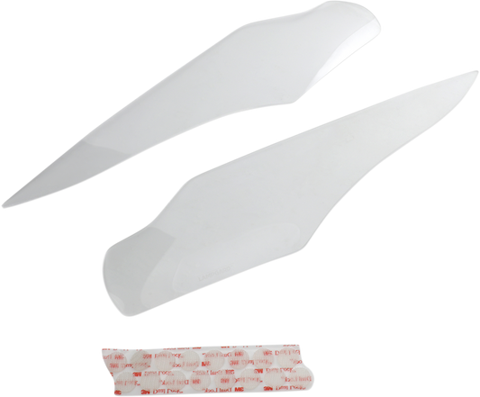 Bill's Exhausts SHOW CHROME headlight protector for engine, durable metal shield with chrome finish, designed for vehicle protection.