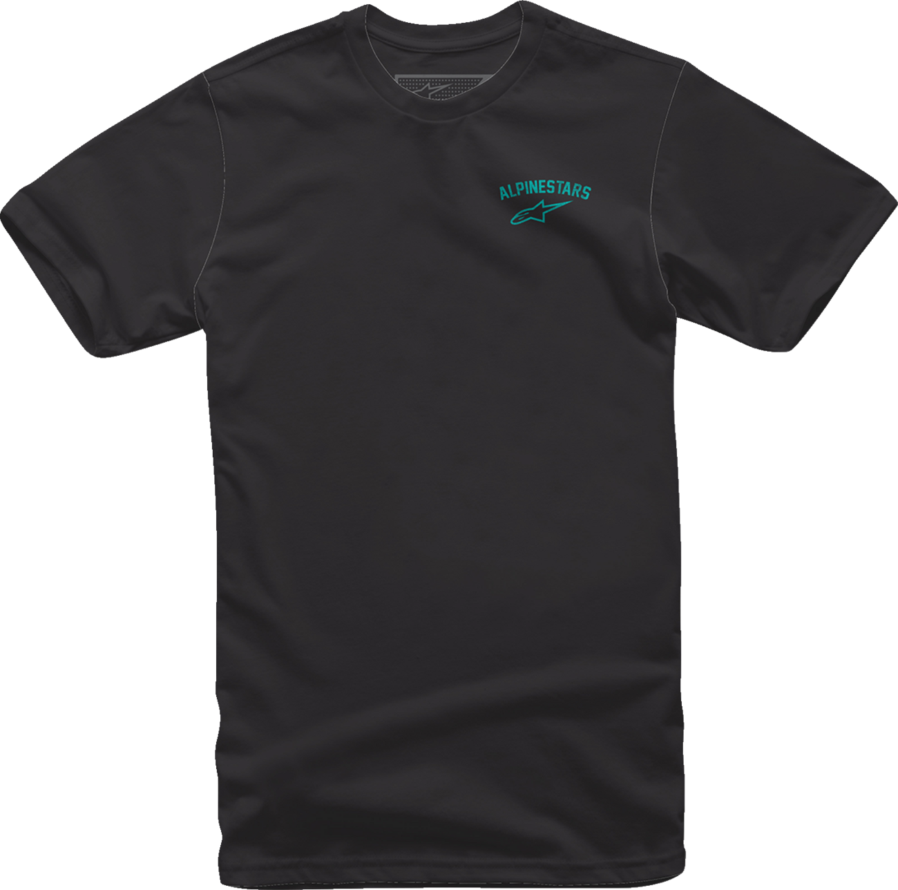 Black Alpinestars Speedway T-Shirt in 2XL with graphic design, made by Bill's Exhausts, casual athletic short-sleeve shirt.