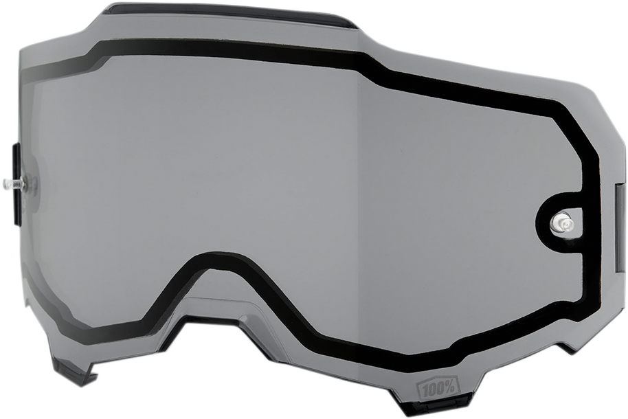 Bill's Exhausts Armega Dual Lens Smoke 59051-00002 lens, showcasing dark tinted protective lenses for motorcycle or vehicle use.