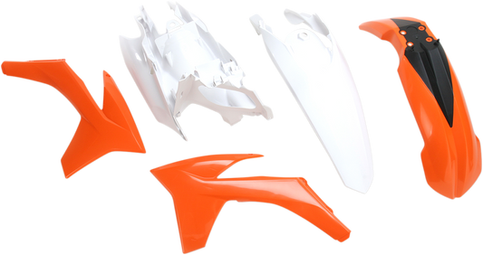 Acerbis standard replacement body kit for OEM 2012 motorcycle, featuring body panels in a durable finish with brand markings.
