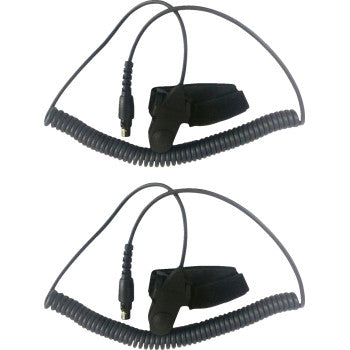 NAVATLAS 4-seat intercom and helmet headset kit in black, compatible with Bill's Exhausts motorcycle communication systems.