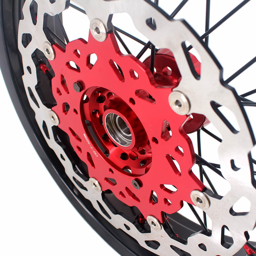 KKE 17 Inch Supermoto Wheels Fit for Honda CRF450L 2019-2021 CRF250R CRF450R 2024 - Howling Moto