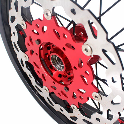 KKE 17 Inch Supermoto Wheels Fit for Honda CRF450L 2019-2021 CRF250R CRF450R 2024 - Howling Moto