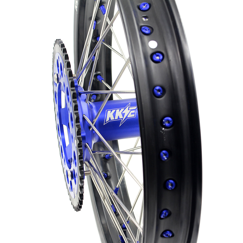 KKE 21 18 Wheels for Yamaha WR250F 2017-2018 WR450F 2016-2018 270MM/245MM Disc - Howling Moto