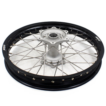 KKE 19*2.15 Cast Rear Wheel Rim For Yamaha YZ125 YZ250 YZ250F YZ450F Silver - Howling Moto