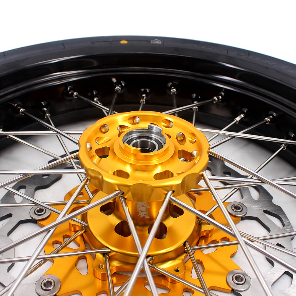 KKE 3.5/4.25*17inch Supermoto Wheels CST Tires For SUZUKI DRZ400 DRZ400E DRZ400S - Howling Moto