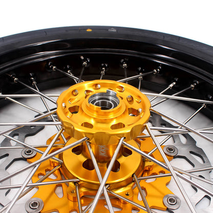 KKE 3.5/4.25*17" Supermoto Wheels For SUZUKI DRZ400SM 2005-2024 CST Tires - Howling Moto