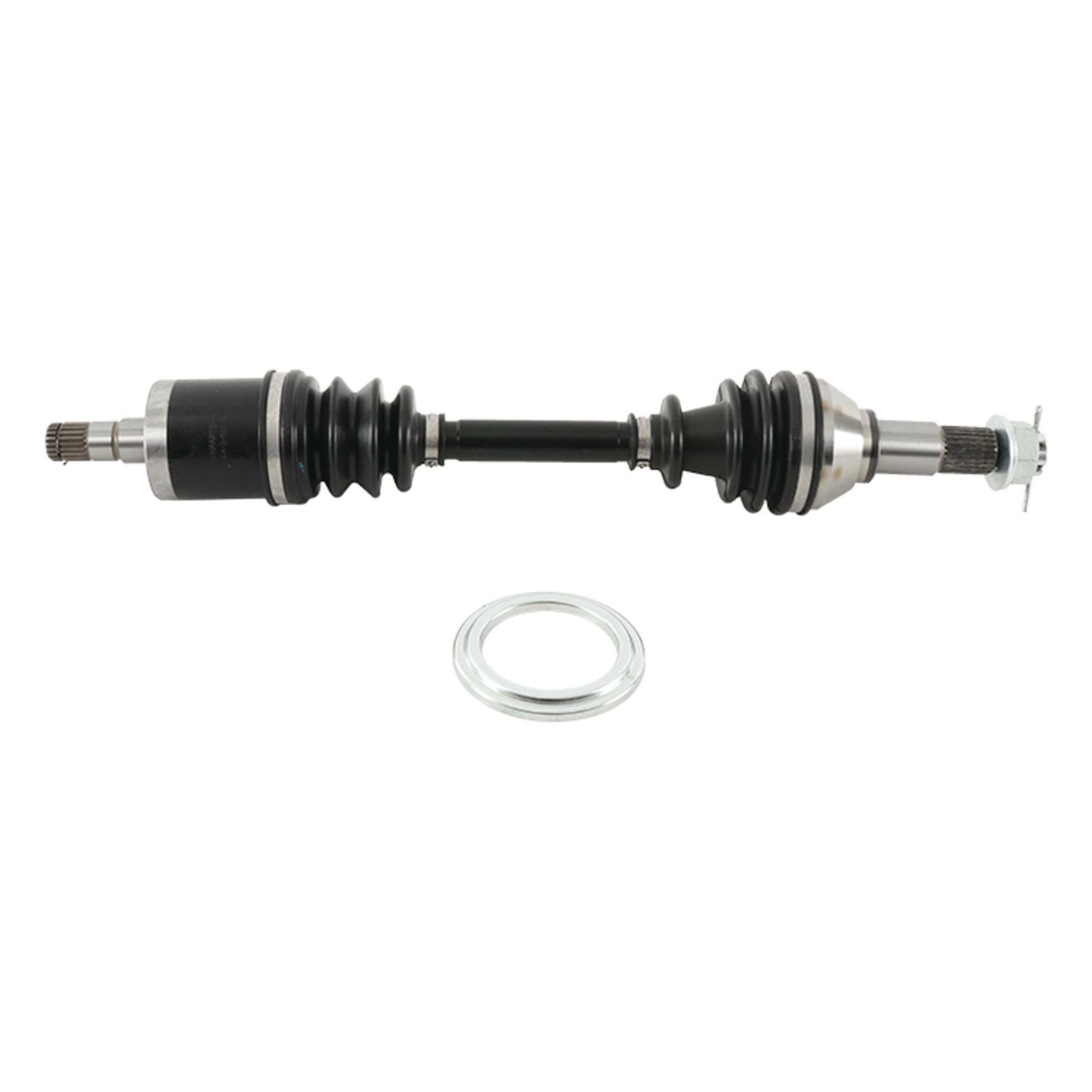 All Balls ABM-CA-8-115 axle showing durable metal construction for precise OEM fitment and reliable performance.