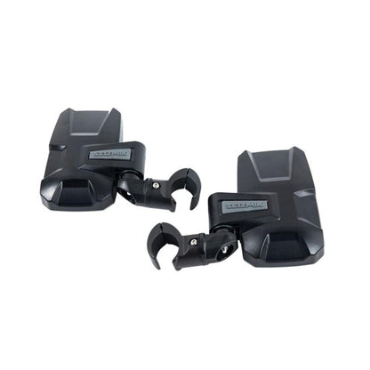 Seizmik Embark side view mirrors for UTVs, adjustable 1.75 to 2 inches ROP clamp, pair of side mirrors with mounting hardware