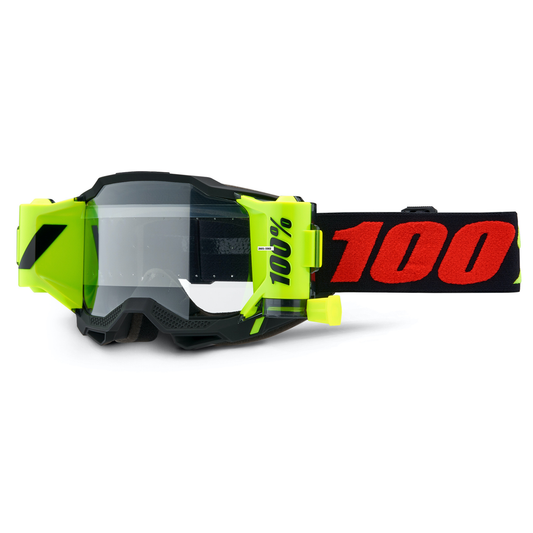 Accuri 2 Forecast Goggles by Bill's Exhausts with clear lenses, lightweight design, and adjustable strap for optimal fit.