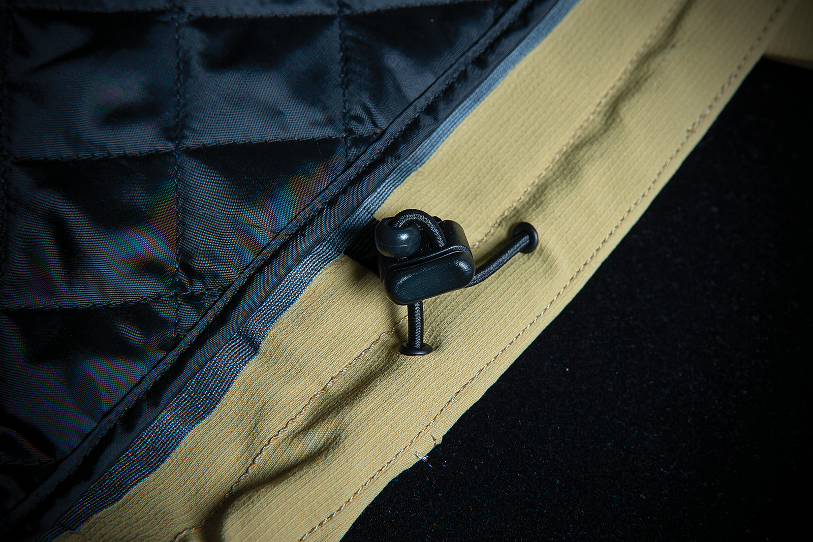 Bill's Exhausts ICON Stormhawk Jacket CE in tan, large size, featuring durable fabric and protective design for outdoor wear.