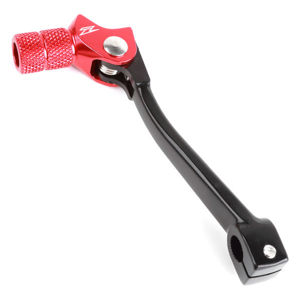 ZETA forged shift lever for Honda with 10mm model ZE90-4512, black metal construction, with textured grip and mounting hardware.