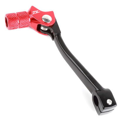 ZETA forged shift lever for Honda with 10mm model ZE90-4512, black metal construction, with textured grip and mounting hardware.