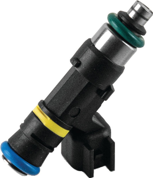QuadBoss fuel injectors for Polaris Scrambler 850 and Sportsman 850, showing precise injector components in the image.