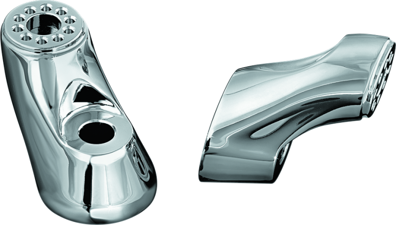 Kuryakyn Mini Ergo Arms for Ergo II Chrome on Honda GL1800 Gold Wing, providing enhanced comfort and improved cornering.