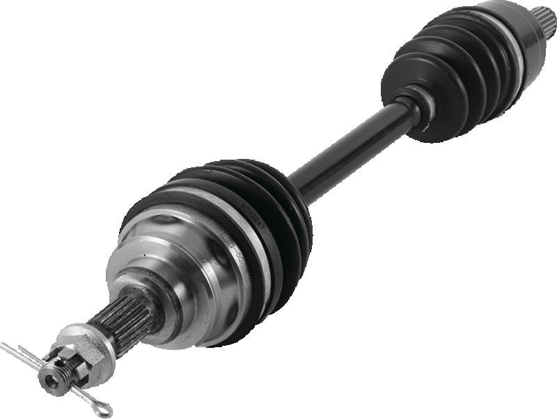 QuadBoss front right replacement axle for Honda TRX500FA FourTrax Foreman Rubicon 2005-2007, showing metal shaft and joints
