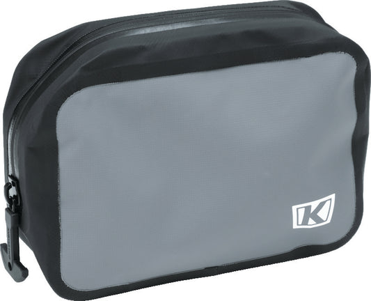 Kuryakyn Torke large waterproof dry pouch with MOLLE compatibility for motorcycle gear storage, shown with secure attachment features.