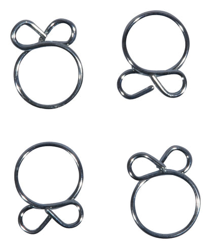 ALL BALLS, All Balls Hose Clamps Refill Kit 4-Pack - Durable and Reliable Automotive Fasteners