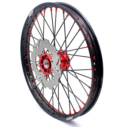 KKE 21 & 19 Cast Wheels for HONDA CR125R 96-97 CR250R 1996 CR500R 96-01 Black Spoke Disc - Howling Moto