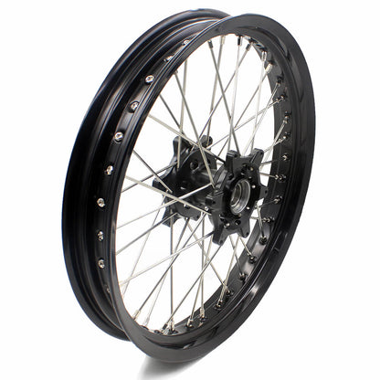 KKE 2.5*19/4.25*17 CUSH Drive Supermoto Wheels Set for KTM 990 950 Adventure 2003-2015