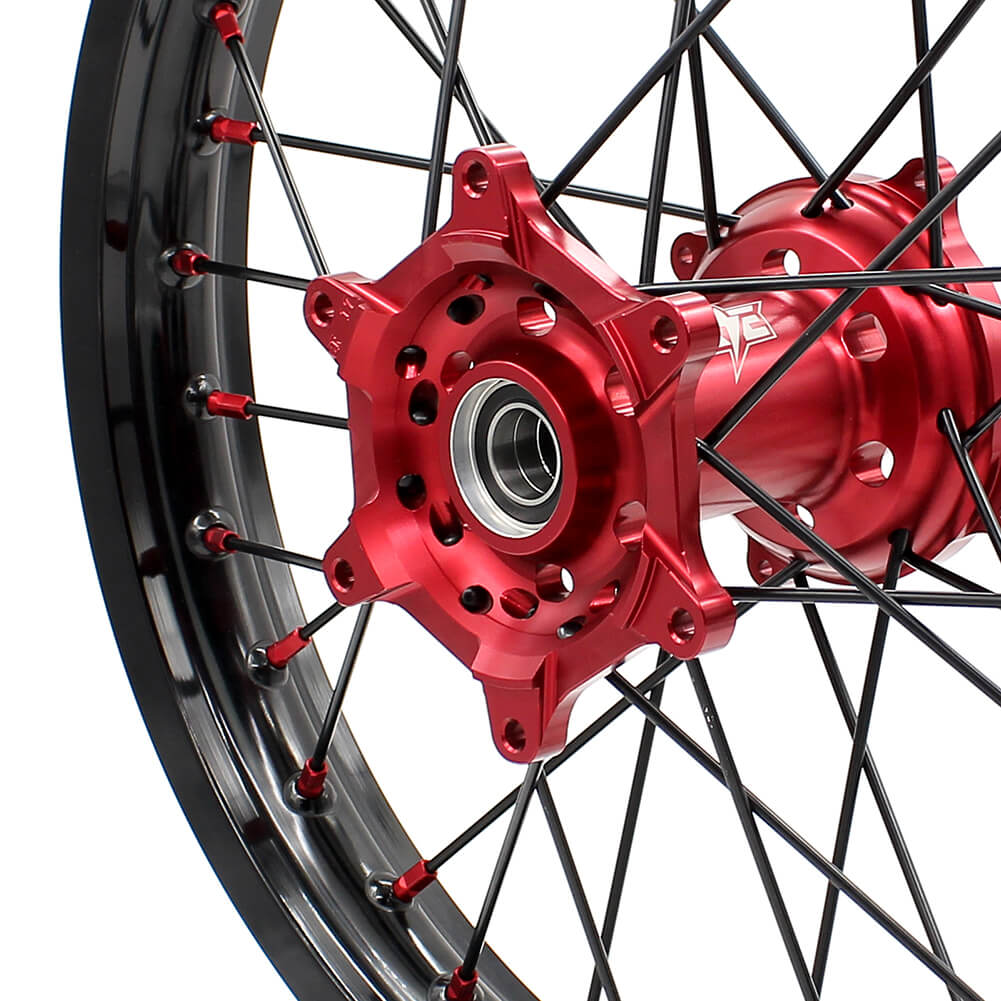KKE 21in. 19in.  or 21in. 18in. Motorcycle Spoked Wheels Rims For HONDA CRF250R 2004-2013 CRF450R 2002-2012 - Howling Moto