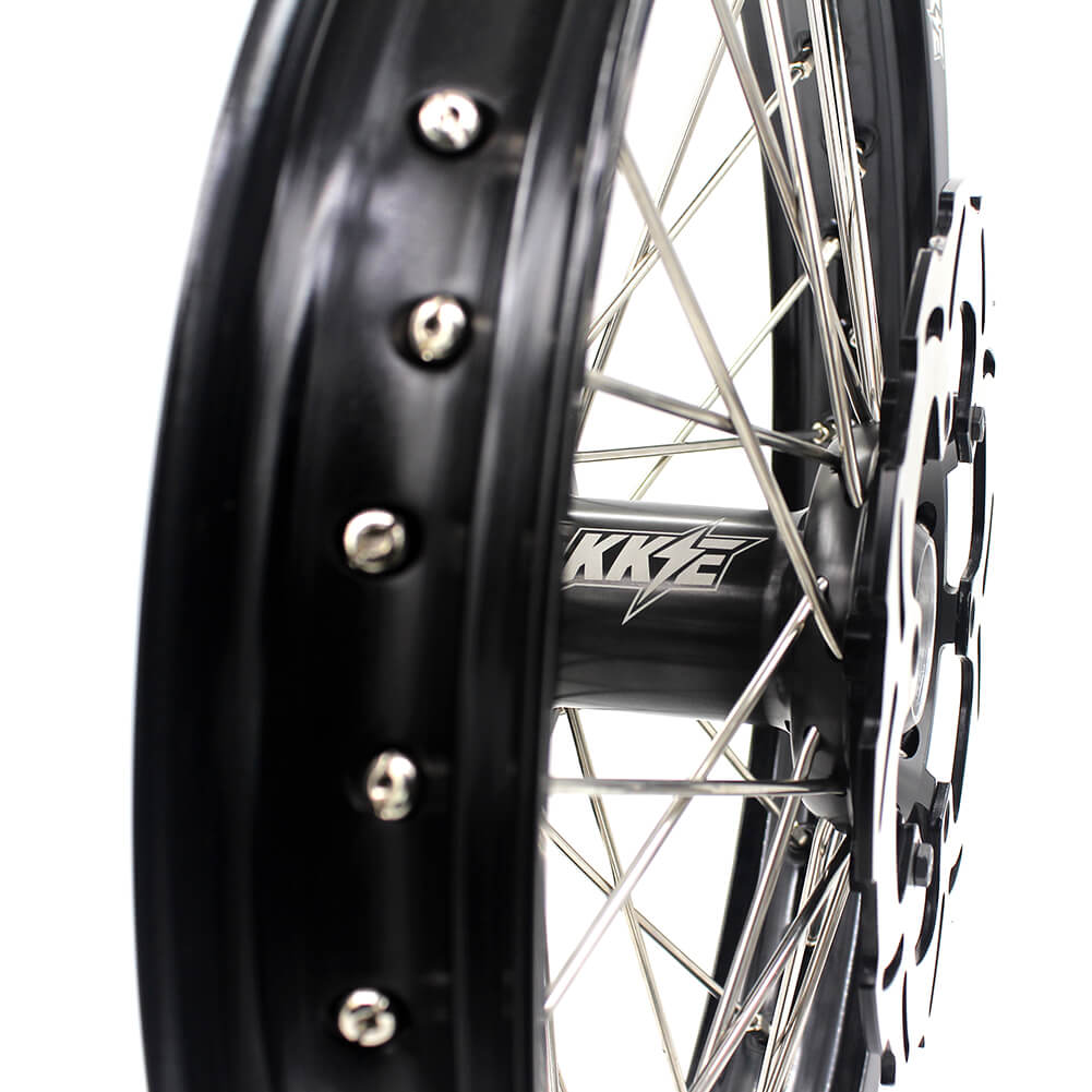 KKE 21 & 19 MX Spoked Wheels Fit SUZUKI RM125 1996-2007 RM250 1996-2008 - Howling Moto