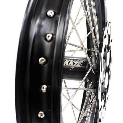 KKE 21 & 19 MX Spoked Wheels Fit SUZUKI RM125 1996-2007 RM250 1996-2008 - Howling Moto