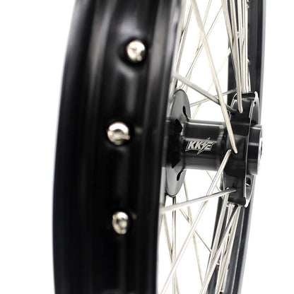 KKE 21 & 18 Enduro Spoked Wheels Fit SUZUKI RM125 1996-2007 RM250 1996-2008 - Howling Moto