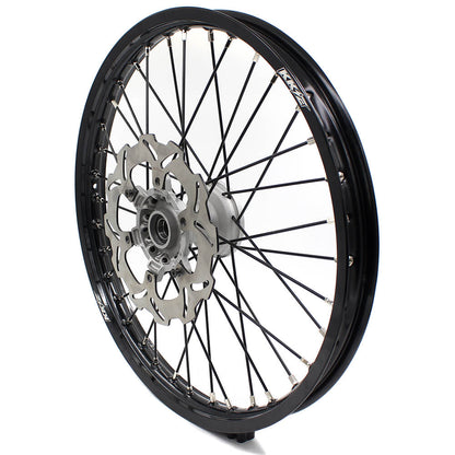 KKE 21 & 19 Casting MX Wheels for YAMAHA YZ250F 2001-2021 YZ450F 2003 Silver - Howling Moto