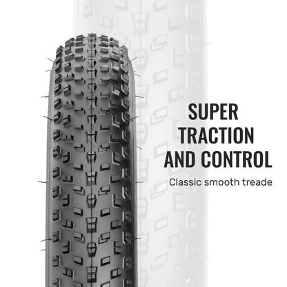 Hycline Raider fat bike tire, E-Bike and fat bike tire with rugged tread and durable rubber, suitable for off-road riding.