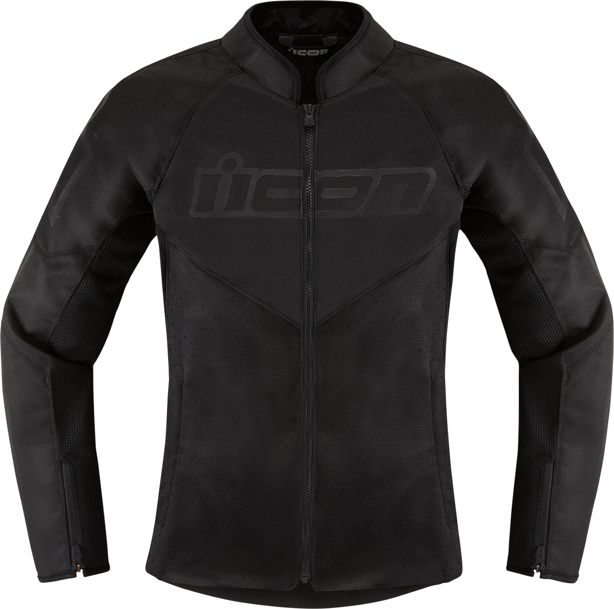 Icon Women's Hooligan CE Jacket in black, small size, lightweight motorcycle jacket with protective features and stylish design.