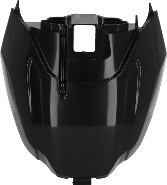 Black Acerbis tank cover for Yamaha YZ450F 2023 motorcycle, body protection part branded by Bill's Exhausts.