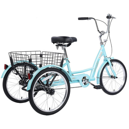 Hycline Knus KT03 26-inch adult tricycle with sturdy frame and comfortable seat, ideal for leisure riding and transportation.