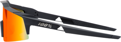 100% Speedcraft SL Sunglasses - Black - Red Mirror 60008-00005 - Howling Moto