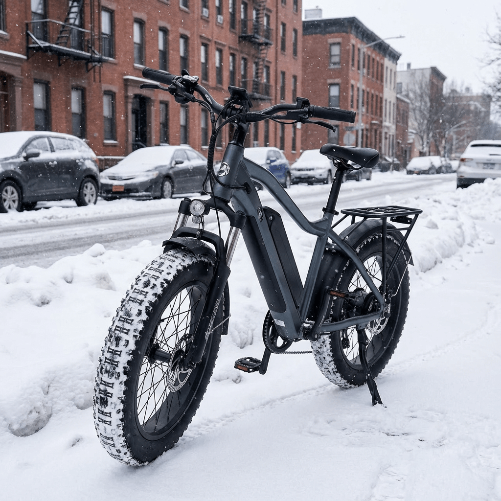 Hycline Bones Fat Bike Tire 20x4.0 for all-terrain e-bikes, showing rugged tread and sidewall details for off-road riding.