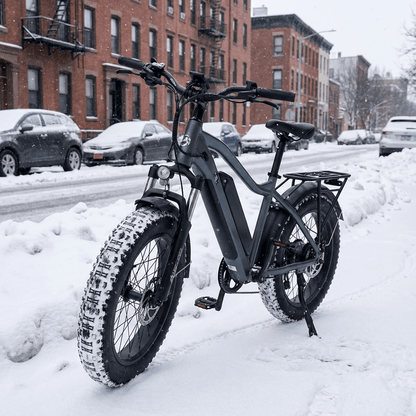 Hycline Bones Fat Bike Tire 20x4.0 for all-terrain e-bikes, showing rugged tread and sidewall details for off-road riding.