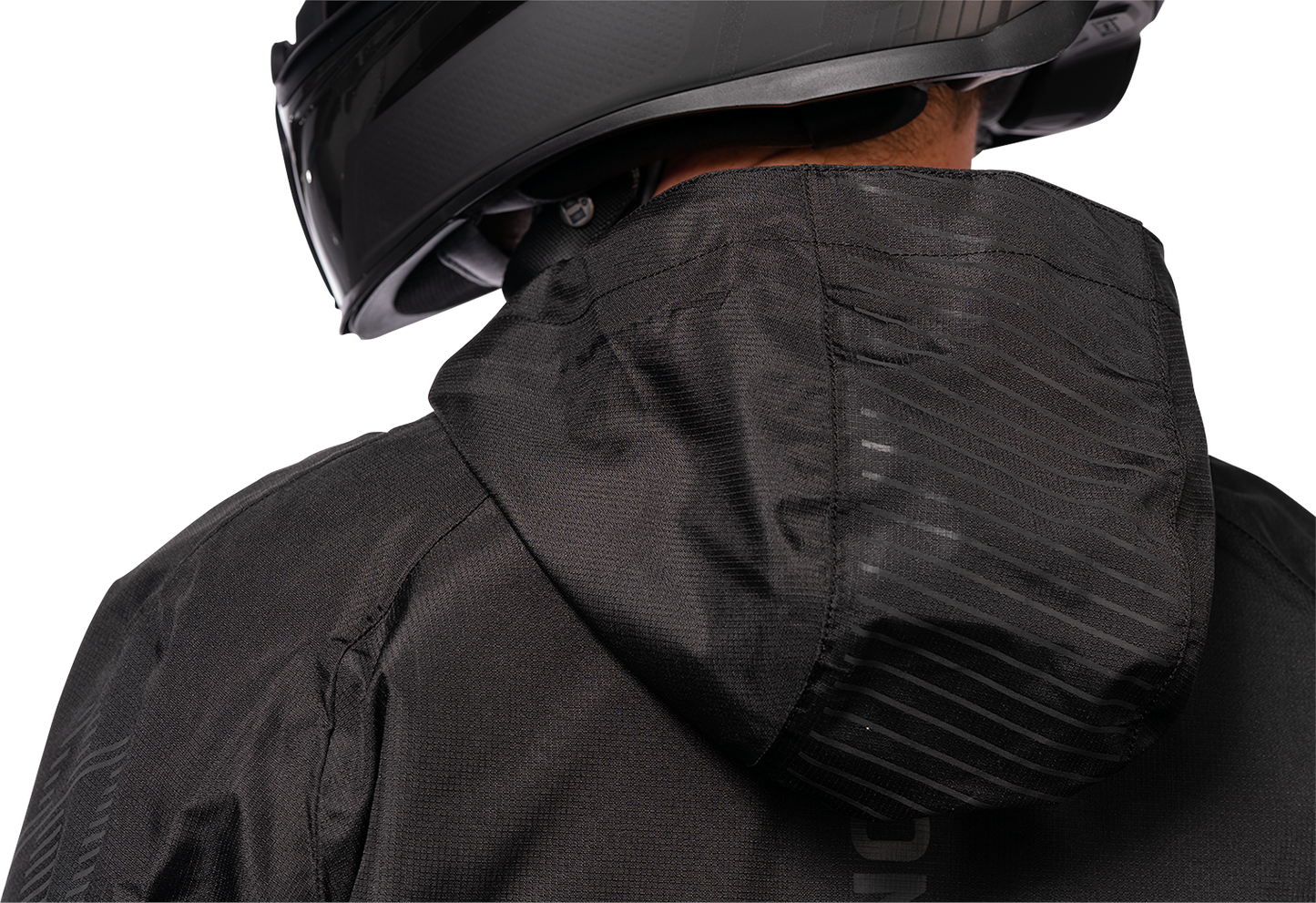 Bill's Exhausts ICON PDX3™ Black Jacket in XL, front view showing sleek design and zipper details