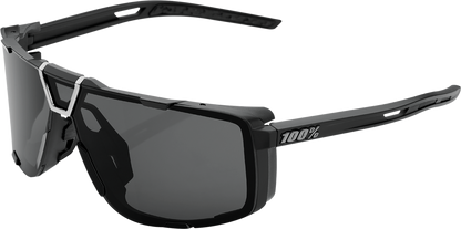 100% Eastcraft Sunglasses - Matte Black - Smoke 61045-102-01 - Howling Moto
