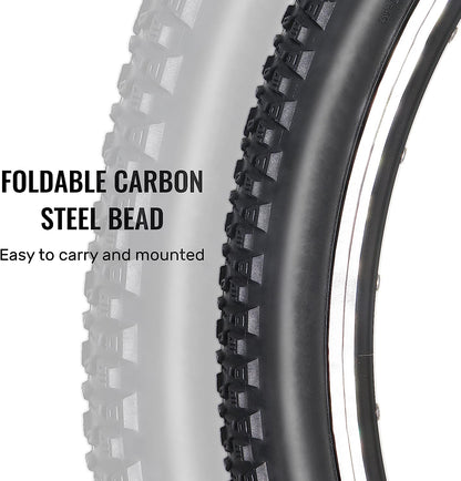Mountain Bike Tires (2-Pack) - 20/24/26 Inch