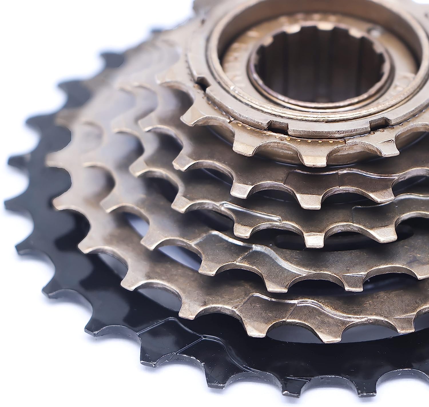 Hycline bike freewheel for 6-9 speed bicycles, 14-28T or 14-34T gear range, compatible with various bike cassettes and freewheels.