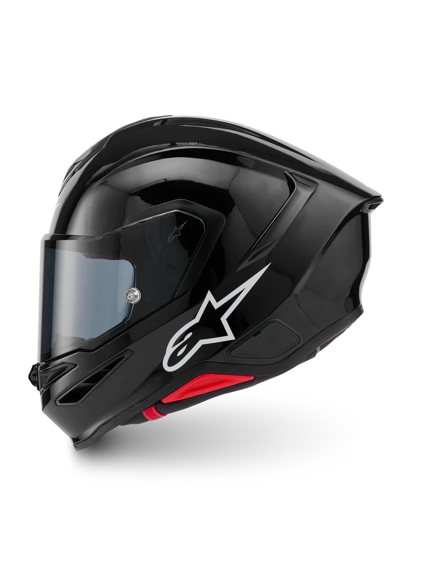 Alpinestars R7 Solid Helmet with ECE 22.06 and DOT certification, featuring a sleek design and ventilation openings.