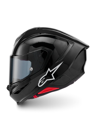 Alpinestars R7 Solid Helmet with ECE 22.06 and DOT certification, featuring a sleek design and ventilation openings.