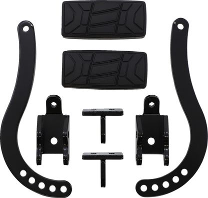 Bill's Exhausts SHOW CHROME Highway Peg 41-183 engine part with chrome finish, designed for motorcycle highway riding.