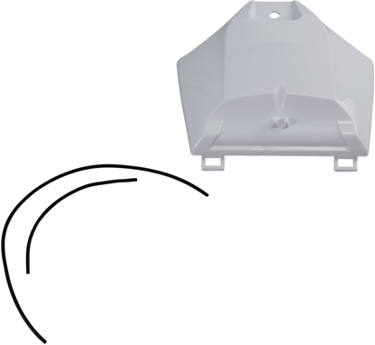 White Acerbis tank cover for motorcycle body, designed to fit models with part number 2685900002, featuring a smooth finish.
