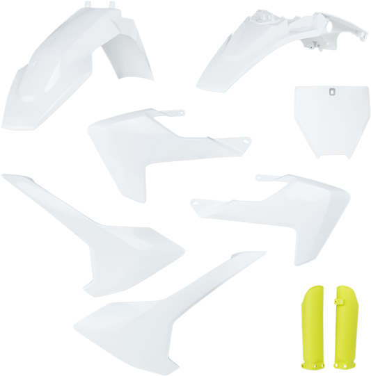 ACERBIS Full Replacement Body Kit - OEM White/Yellow 2731986812 - Howling Moto