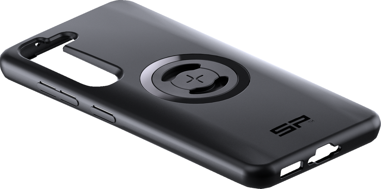 Samsung Galaxy S23 in SP CONNECT SPC+ case, durable phone cover with sleek design by Bill's Exhausts.