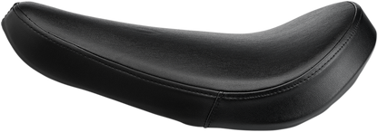 Black BILTWEll Midline Seat in smooth finish, designed for motorcycle seating, featuring a sleek, contoured shape.