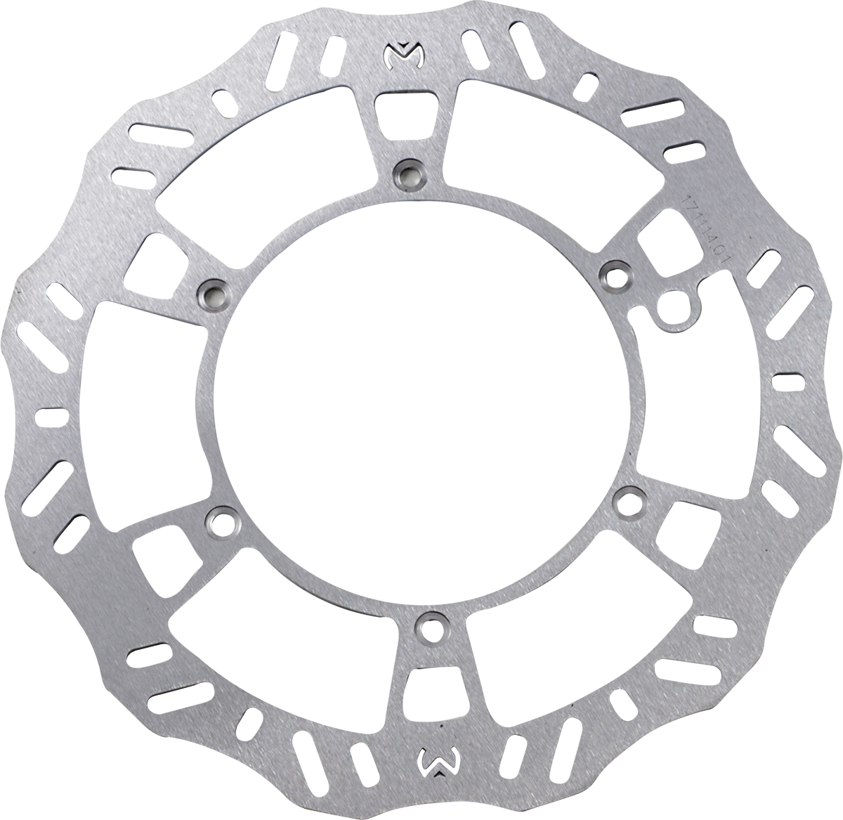 MOOSE Offroad front brake rotor for off-road vehicles, high-performance metal disc with vented design, model 1711-FR-BETA02.