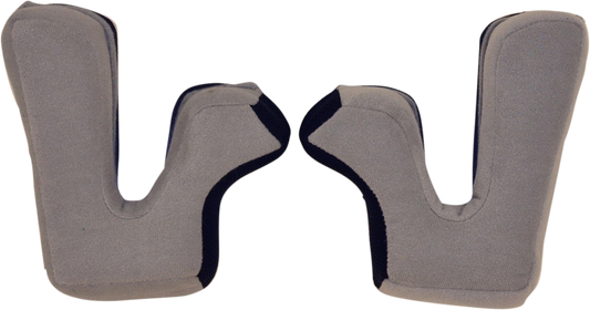 AFX FX-Magnus Cheek Pads 3XL for helmets by Bill's Exhausts, showing padded helmet interior with black and gray fabric.